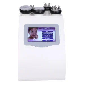 Machine Amincissante 5 en 1 – Technologie Ultrasonique & RF pour Corps & Visage