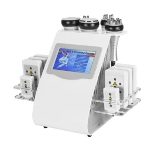 Machine Amincissante 6 en 1 – Cavitation Ultrasonique 40K & Lipo Laser 8 Tampons