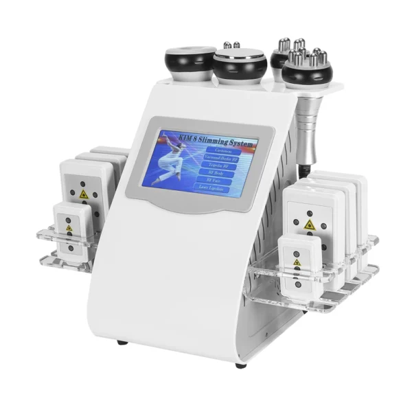 Machine Amincissante 6 en 1 – Cavitation Ultrasonique 40K & Lipo Laser 8 Tampons